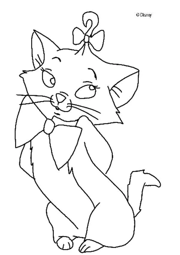 Dibujos para colorear ARISTOGATOS, Marie la seductora para imprimir Dibujos para colorear ARISTOGATOS, Marie la seductora para imprimir