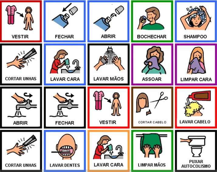 Dibujos de la higiene personal para imprimir - Imagui