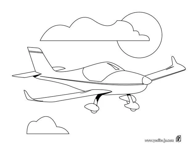 Dibujos para colorear AVION, un jet privado para imprimir Dibujos para colorear AVION, un jet privado para imprimir