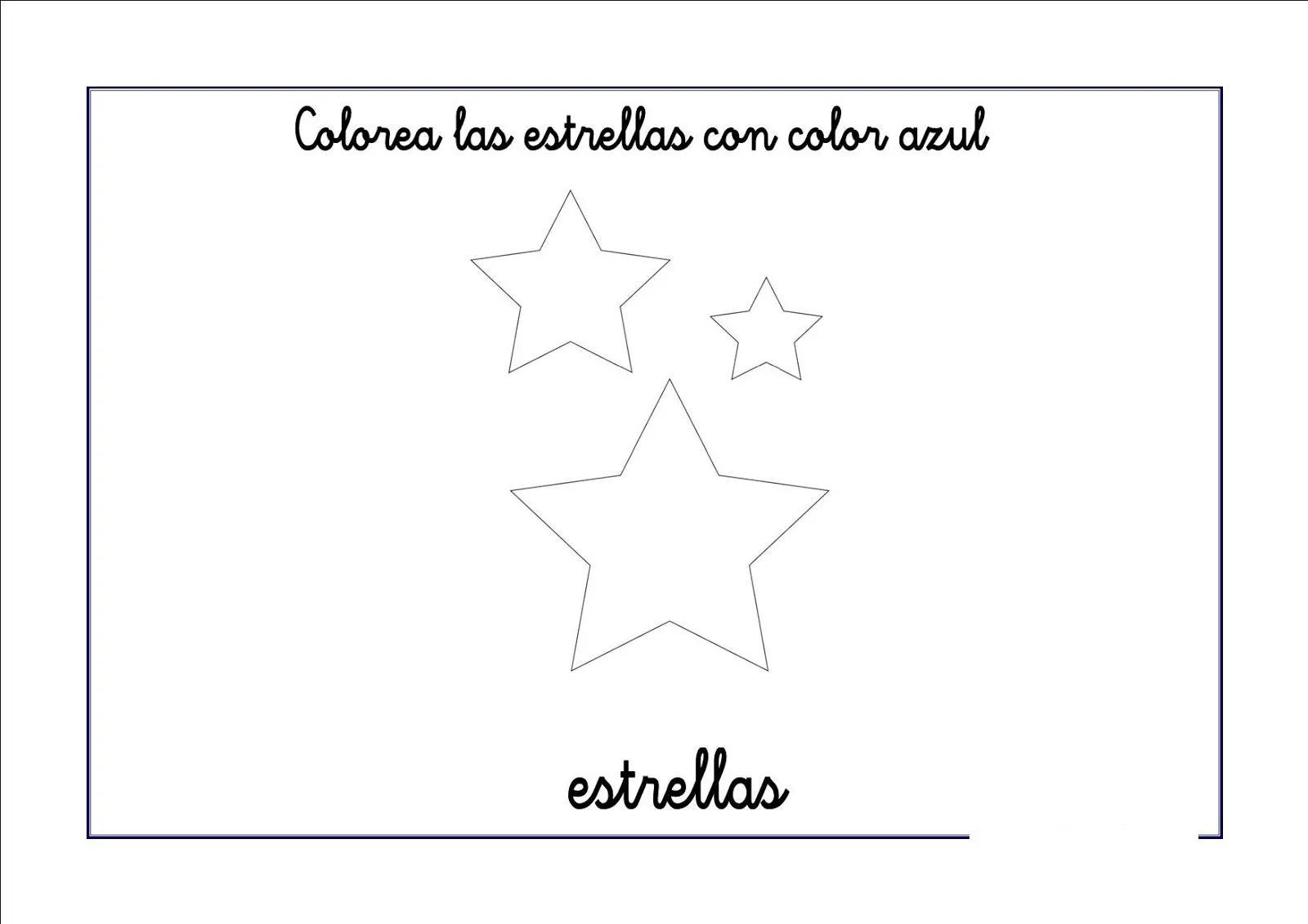 DIBUJOS PARA COLOREAR CON AZUL - Imagui