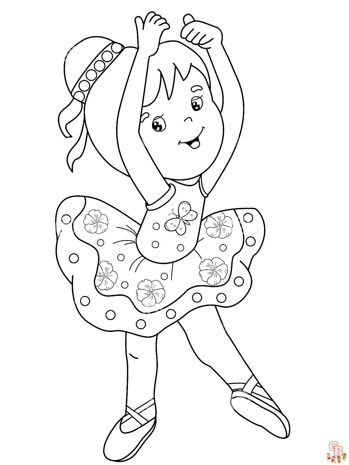 Nuevas dibujos para colorear de bailarina para niños Nuevas dibujos para colorear de bailarina para niños