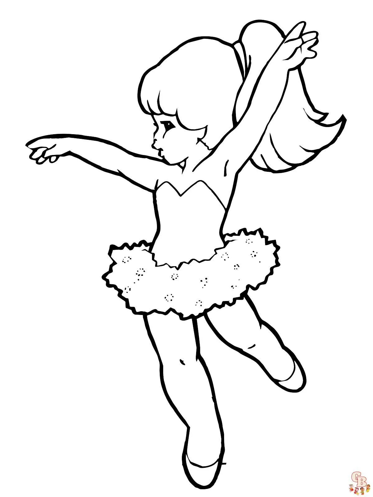 Nuevas dibujos para colorear de bailarina para niños Nuevas dibujos para colorear de bailarina para niños