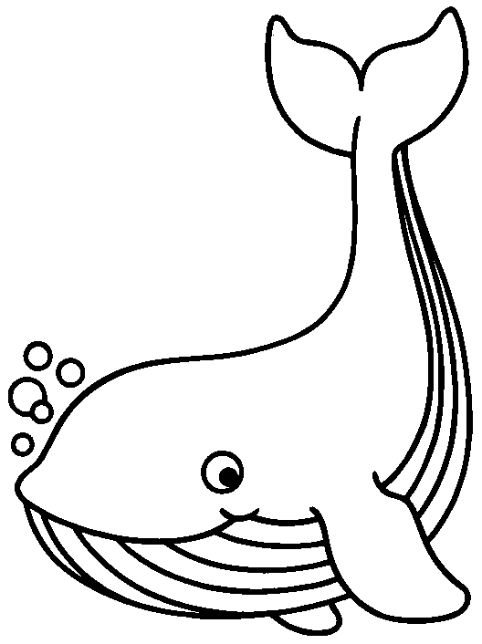 Dibujos para colorear de Ballenas, Plantillas para colorear de ...