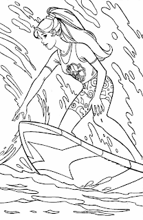 DIBUJOS PARA COLOREAR DE BARBIE: BARBIE LA SURFISTA : COSAS PARA NIÑOS DIBUJOS PARA COLOREAR DE BARBIE: BARBIE LA SURFISTA : COSAS PARA NIÑOS
