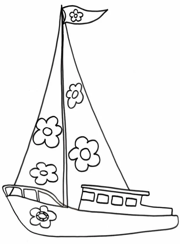 Dibujos para colorear de Barcos de Vela, Plantillas para colorear ... Dibujos para colorear de Barcos de Vela, Plantillas para colorear ...