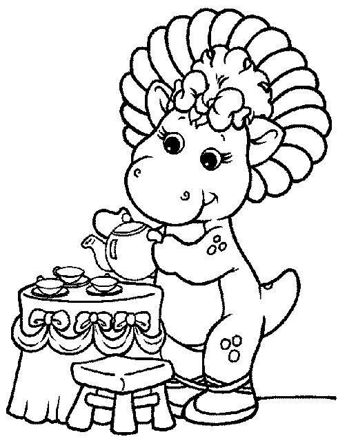 Dibujos para colorear de Barney ~ Portal de Manualidades