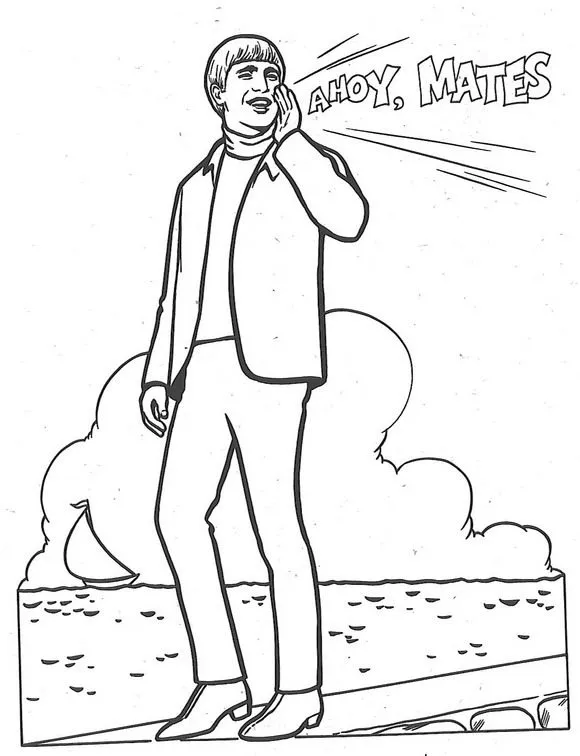 Dibujos para colorear de Los Beatles, The Beatles, Plantillas para ... Dibujos para colorear de Los Beatles, The Beatles, Plantillas para ...