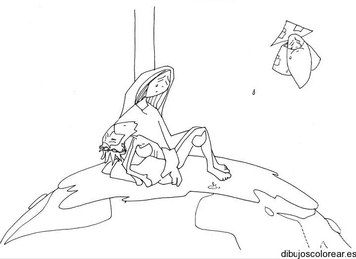 Dibujos para colorear bebé en brazos - Imagui