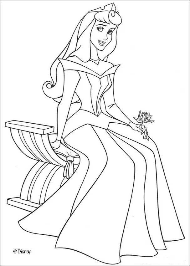 Dibujos para colorear de la BELLA DURMIENTE, Princesa Aurora para ... Dibujos para colorear de la BELLA DURMIENTE, Princesa Aurora para ...