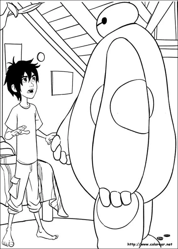 Dibujos para colorear de Big Hero 6