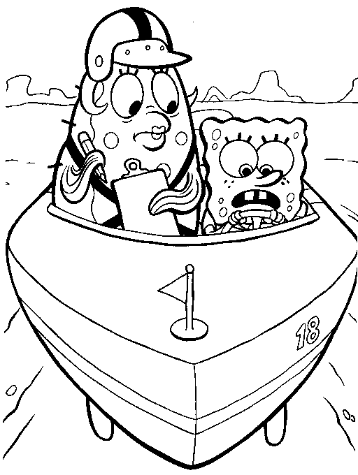 Dibujos para colorear de Bob Esponja, SpongeBob SquarePants Dibujos para colorear de Bob Esponja, SpongeBob SquarePants