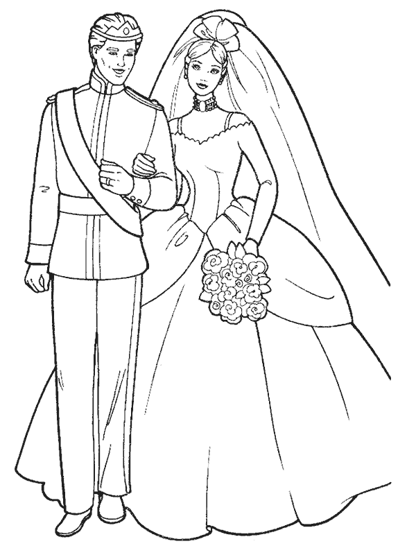 Dibujos para colorear de Bodas, matrimonio, ceremonia, Plantillas ...