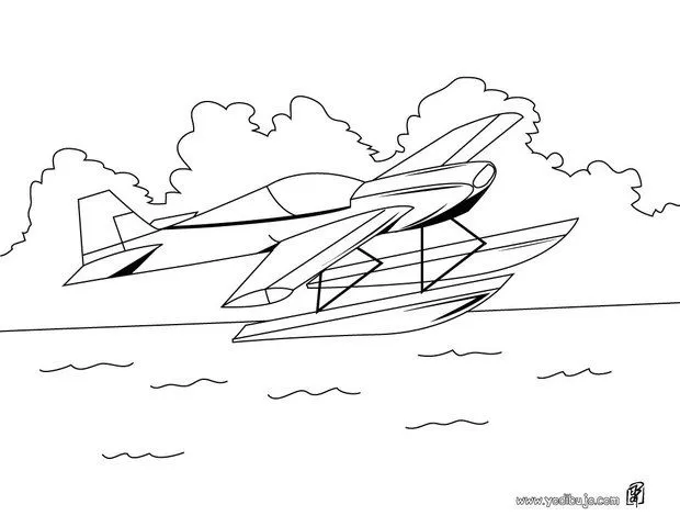 Dibujos para colorear AVION, un avión de guerra para imprimir Dibujos para colorear AVION, un avión de guerra para imprimir
