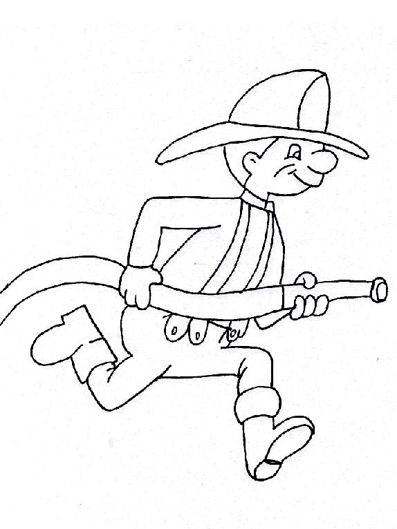 Dibujos para colorear de Bomberos, Plantillas para colorear de ...
