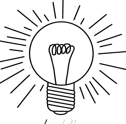Dibujos para colorear de un bombillo - Imagui Dibujos para colorear de un bombillo - Imagui