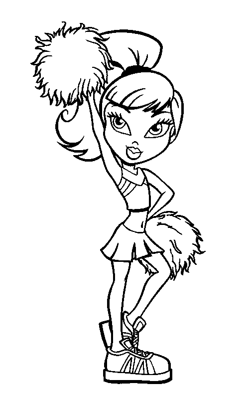 Dibujos para colorear de Bratz línea de muñecas, Plantillas para ...