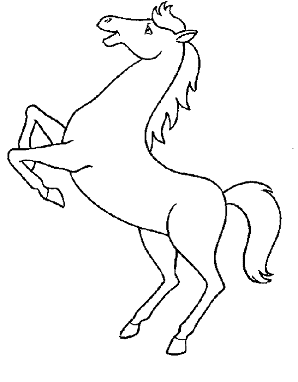 Silueta de un caballo para colorear - Imagui Silueta de un caballo para colorear - Imagui