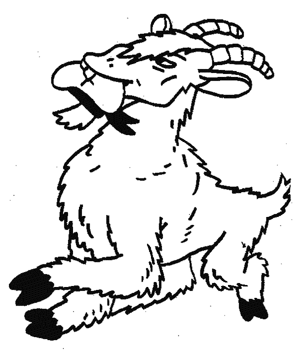 Dibujos para colorear de Cabras, Plantillas para colorear de Cabras Dibujos para colorear de Cabras, Plantillas para colorear de Cabras