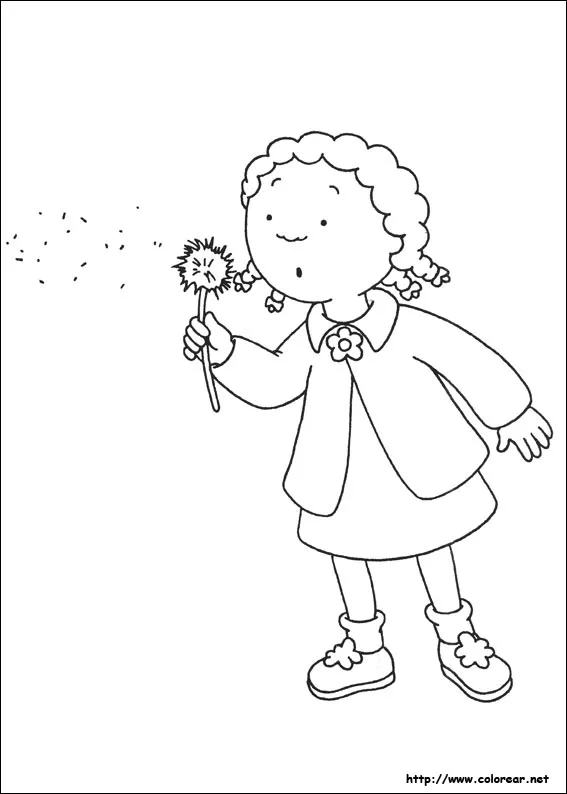 Dibujos para colorear de Caillou