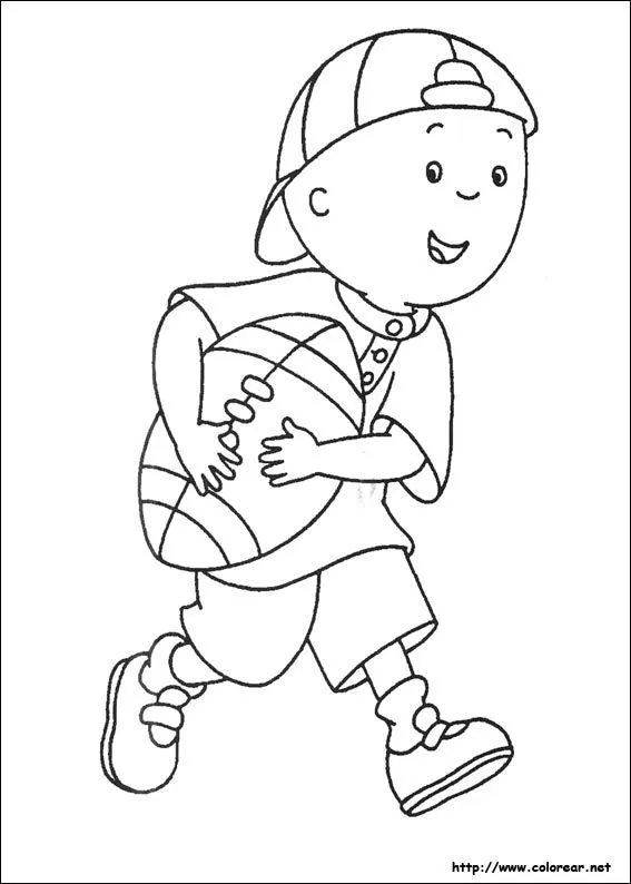 Dibujos para colorear de Caillou