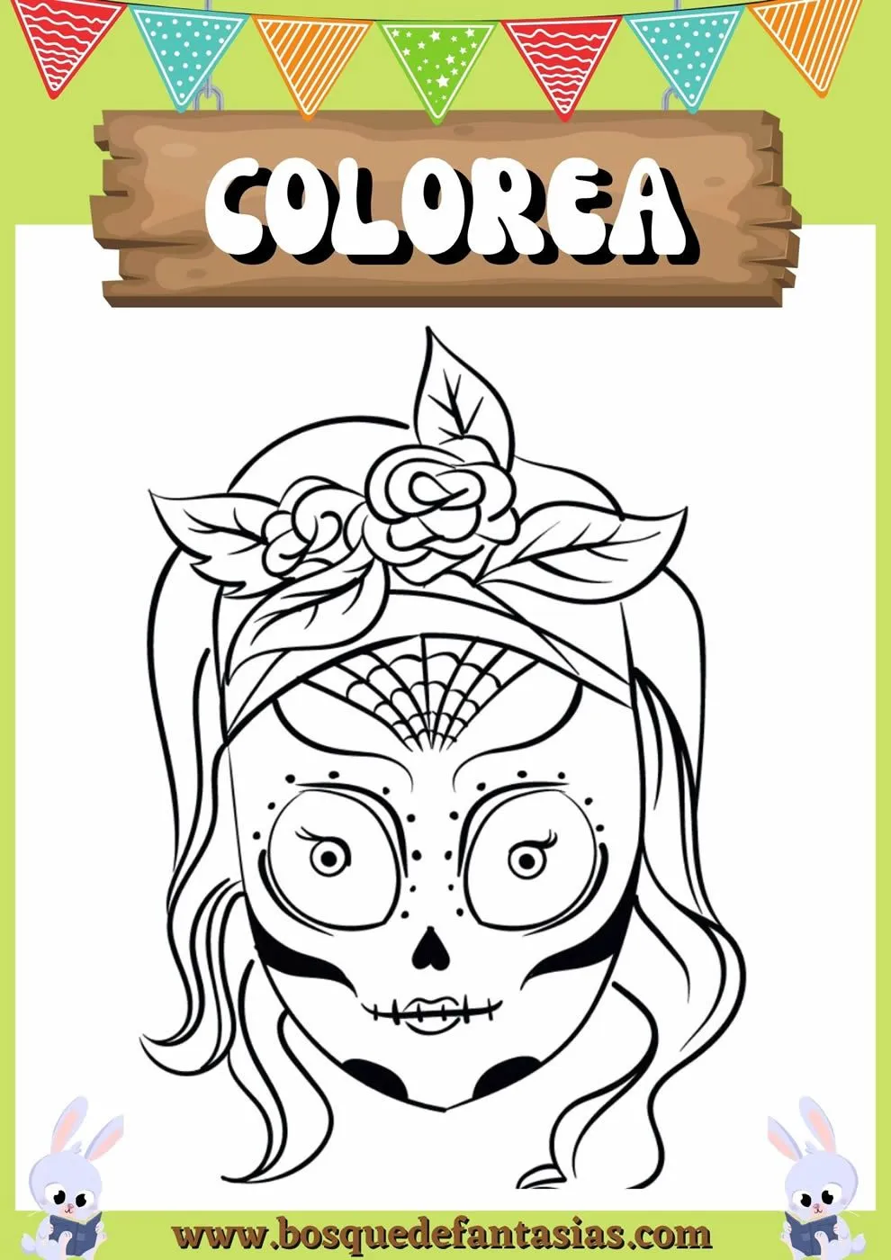 dibujos para colorear de calaveras y catrinas - Juegos infantiles dibujos para colorear de calaveras y catrinas - Juegos infantiles