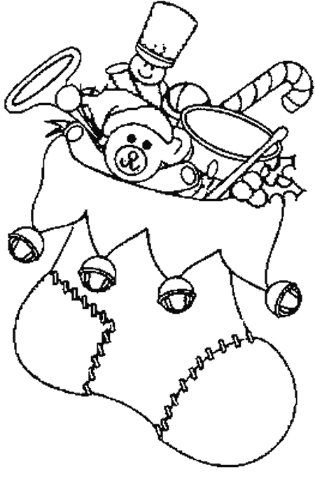 Dibujos para colorear de Calcetines y botas de navidad, Plantillas ... Dibujos para colorear de Calcetines y botas de navidad, Plantillas ...
