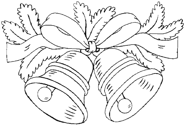 Dibujos para colorear de Campanas de navidad, Plantillas para ... Dibujos para colorear de Campanas de navidad, Plantillas para ...