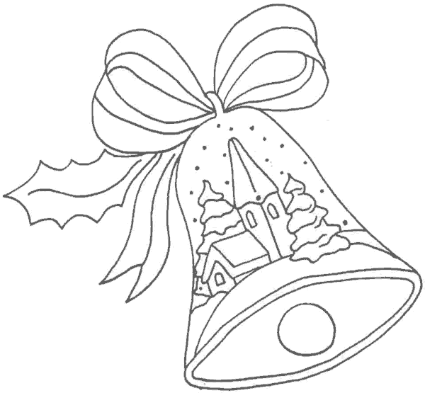 Dibujos para colorear de Campanas de navidad, Plantillas para ... Dibujos para colorear de Campanas de navidad, Plantillas para ...