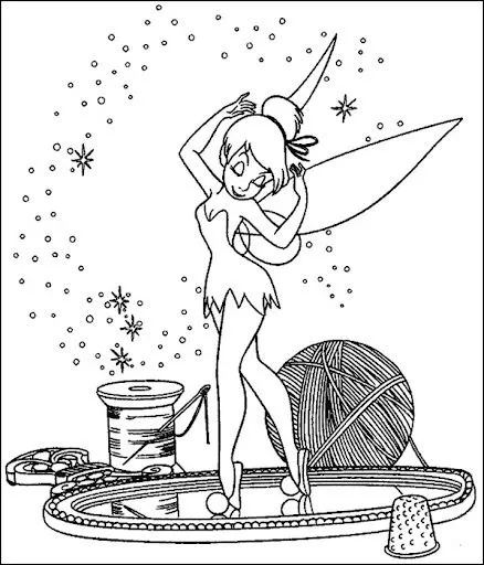 DIBUJOS PARA COLOREAR DE CAMPANILLA