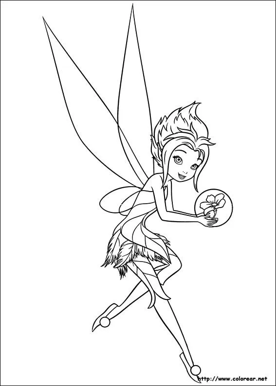 Dibujos de Campanilla. El secreto de las hadas para colorear en ... Dibujos de Campanilla. El secreto de las hadas para colorear en ...