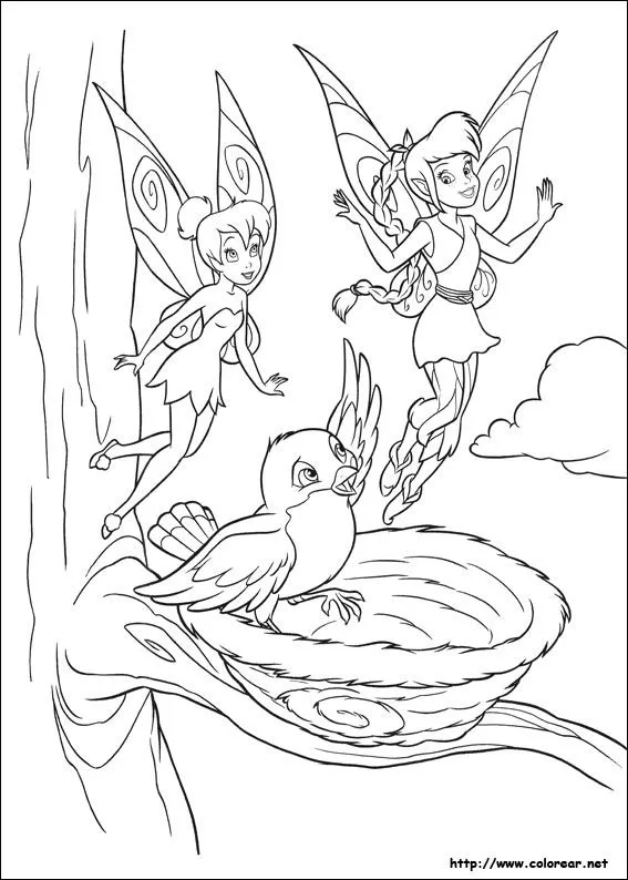 Dibujos para colorear de Campanita