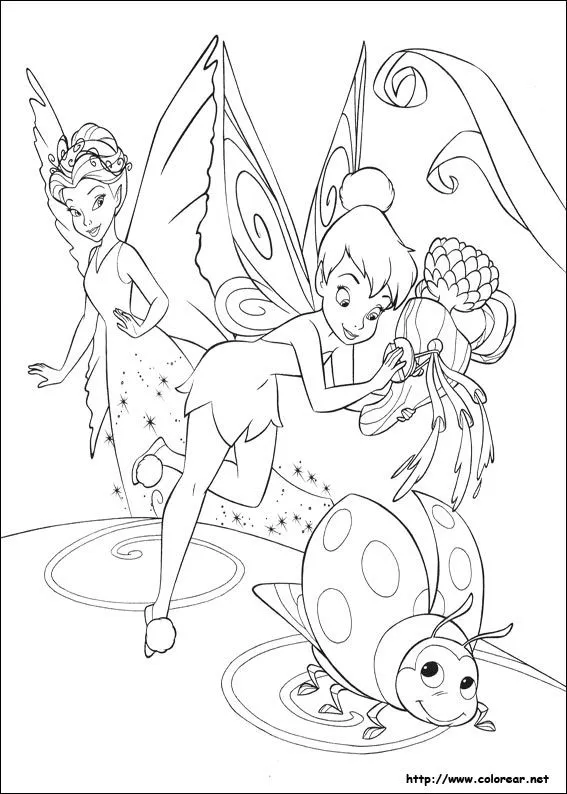 Dibujos para colorear de Campanita