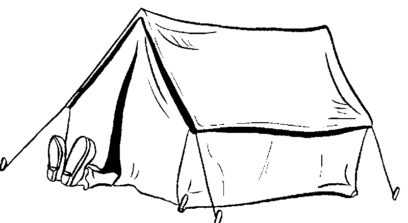 Dibujos para colorear de Camping, Acampada, Campamento, Escultismo ...