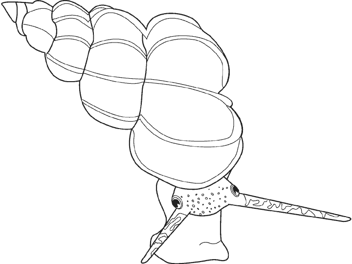 Dibujos para colorear de Caracoles, Plantillas para colorear de ...