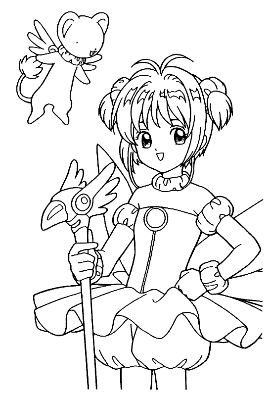 De sakura card captors para colorear - Imagui
