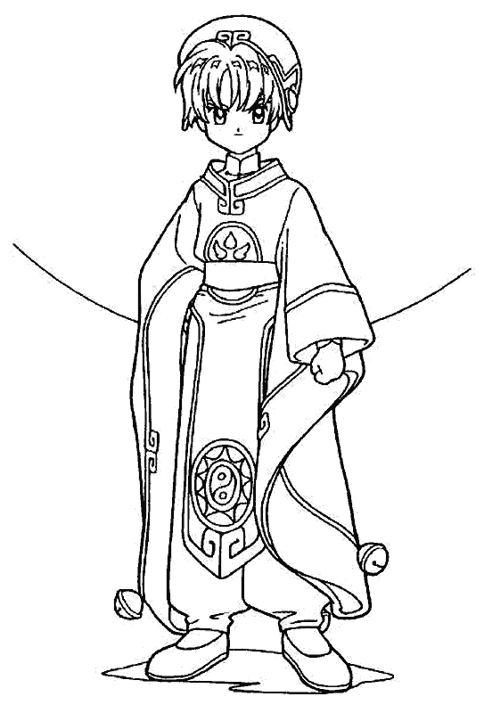 Dibujos para colorear de Card Captor Sakura, Cazadora de Cartas ... Dibujos para colorear de Card Captor Sakura, Cazadora de Cartas ...