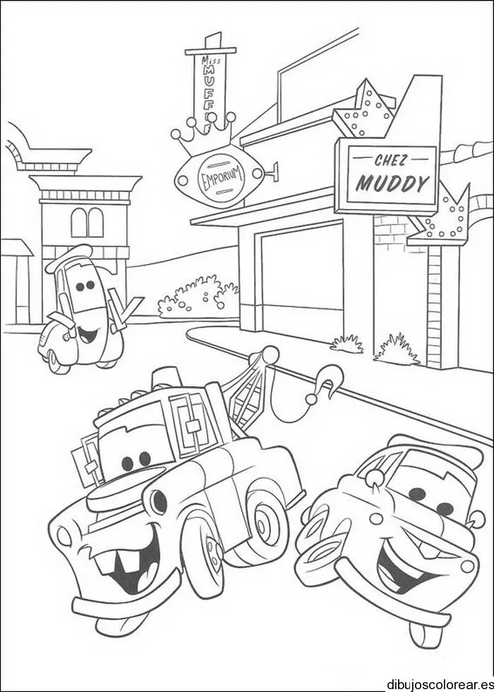 Dibujos para colorear de CARRETERAS - Imagui