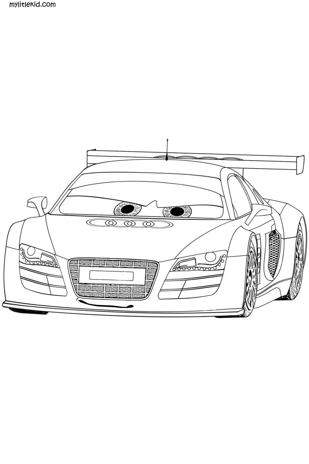 Dibujos para colorear Cars. Imprimir gratis.