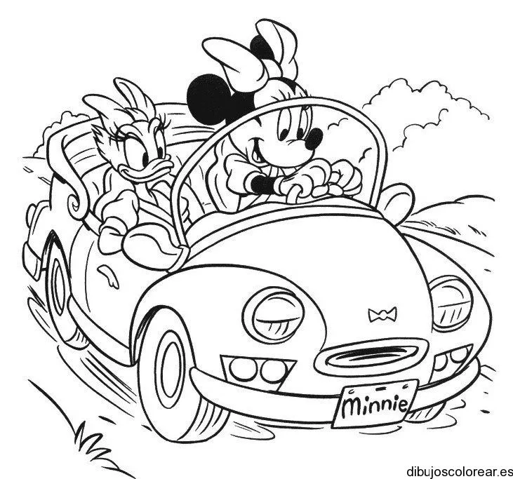 Dibujos para colorear la casa de Mickey Mouse - Imagui