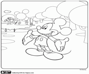 Dibujos para colorear de La Casa de Mickey Mouse , dibujos para ... Dibujos para colorear de La Casa de Mickey Mouse , dibujos para ...