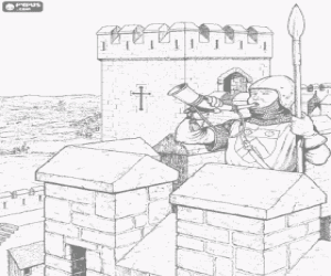 Dibujos para colorear de Castillos , dibujos para imprimir de ... Dibujos para colorear de Castillos , dibujos para imprimir de ...
