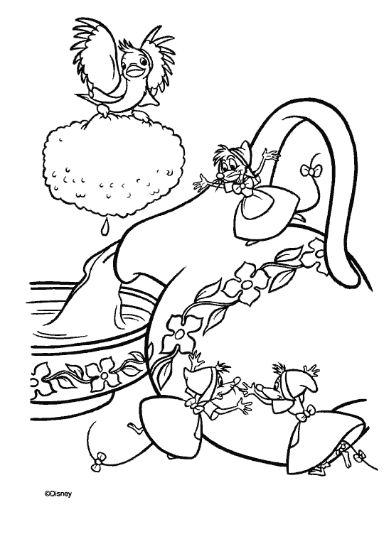 Dibujos para colorear de La Cenicienta, Plantillas para colorear ... Dibujos para colorear de La Cenicienta, Plantillas para colorear ...