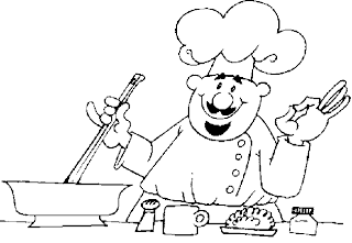 Dibujo Cocinero para imprimir y colorear | Dibujos para Colorear ... Dibujo Cocinero para imprimir y colorear | Dibujos para Colorear ...