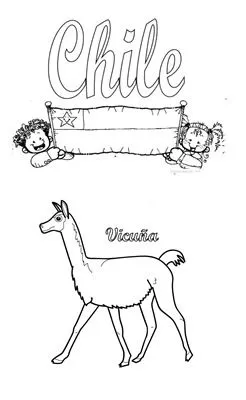 Dibujos para colorear de Chile | Jugar y colorear Dibujos para colorear de Chile | Jugar y colorear