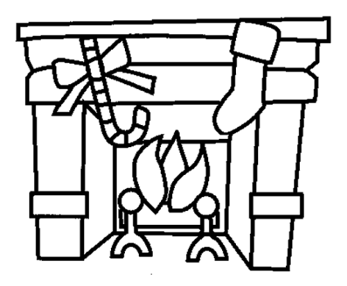 Dibujos para colorear Chimeneas de Navidad | fiestas de Navidad Dibujos para colorear Chimeneas de Navidad | fiestas de Navidad