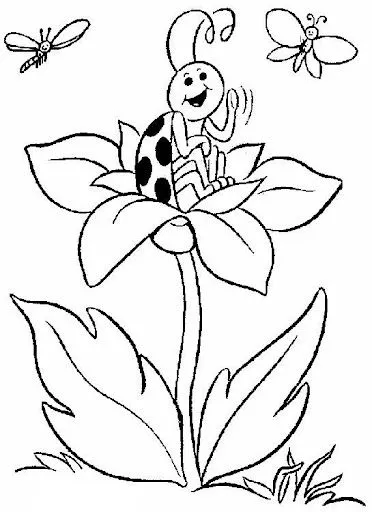 DIBUJOS PARA COLOREAR CHINITAS