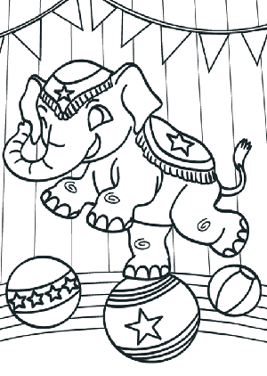 Dibujos para colorear del circo. Dibujos del circo para niños Dibujos para colorear del circo. Dibujos del circo para niños