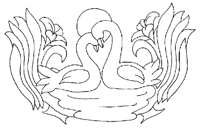 Dibujos para colorear de Cisnes, Plantillas para colorear de Cisnes Dibujos para colorear de Cisnes, Plantillas para colorear de Cisnes