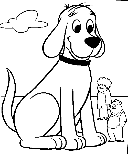 Figura de perro para colorear - Imagui