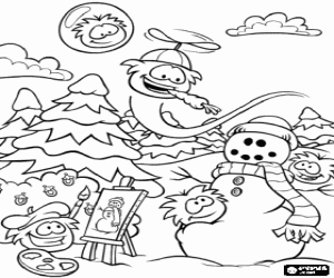 Dibujos para colorear de Club Penguin , dibujos para imprimir de ... Dibujos para colorear de Club Penguin , dibujos para imprimir de ...